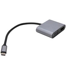 Vcom Cu4512 Type-C To Hdmi+Vga+Usb2.0+ Type-C Çevirici(250.20.20.0056)