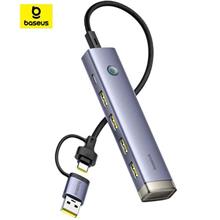 Baseus Ultrajoy Lite 4-Port Hub-Gri (B0005280B811-13)(250.20.20.0133)