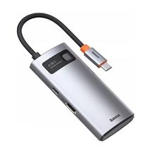 Baseus Metal Gleam 4-İn-1 Type-C Hub-Gri (Wkwg070113)(250.20.20.0134)