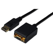 Digutus Ak-340403-001-S Displayport (Dp)   Vga Adaptörü, Dp Erkek - Hd15 Dişi, 0.15 Metre, Dp 1.2(250.20.30.0080
)