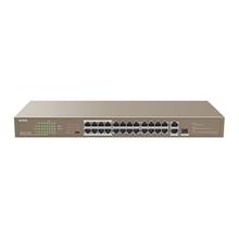 Tenda Tef1126P-24-250W 24 Port Poe+ 10-100 Switch Çelik Kasa Rack Mount(400.40.10.0060)