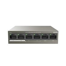Tenda Tef1106P 6 Port 4 Port Poe+ 10-100 + 2 Port Uplink Switch Çelik Kasa Rack Mount(400.40.10.0130)