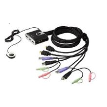 Aten Cs692 2 Port Usb 2.0 Hdmı Kvmp 2-Port Usb Hdmı-Audio Cable Kvm Switch With Remote Port Selector(400.60.20.0019)