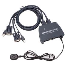 Vcom Dd211-2K 2 Port Vga 1080P@60Hz Plastik Kasa Kvm Switch(400.60.20.0091)