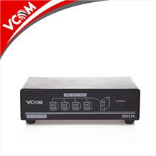 Vcom Dd134 1-4 Port 350Mhz Metal Vga Splitter(400.60.20.0093)