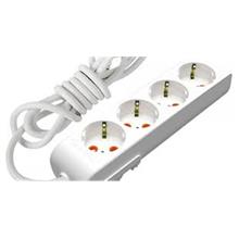 Mutlusan Rı-Tech 4Lü Topraklı 1 Metre  Grup Priz (001 175 410002 01 00)(400.70.20.0246)