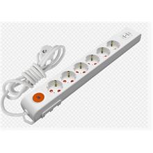 Mutlusan Rı-Tech 6Lı 5Mt Anahtarlı  2Usb  Topraklı  Grup Priz  (001 175 650002 05 00)  (400.70.20.0283)
