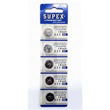 Supex Cr1620-C5 3V Lityum Düğme Pil 5Li Paket(420.10.40.0045)