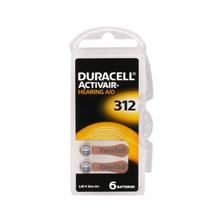 Duracell 312 Numara Düğme Kulaklık Pili İşitme Cihazı İçin 6Lı Paket(420.10.50.0003)