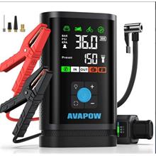 Avapow Jp3 16000Mah 3000A & Lastik Şişirme Pompalı Jump Starter Taşınabilir Akü Takviye Kiti(420.20.10.0068)