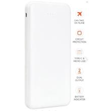 Snapmax Snp-3000 Beyaz 10.000 Mah Powerbank 2X Usb Çıkışlı 1 Type-C Ve 1 Micro Girişli(420.60.10.0199)