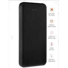 Snapmax Snp-3001 Siyah 10.000 Mah Powerbank 2X Usb Çıkışlı 1 Type-C Ve 1 Micro Girişli(420.60.10.0200)