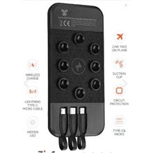 Snapron Snp-3003 10.000 Mah Vantuzlu Wireless Kablosuz Ve 3İn1 Kablolu Powerbank(420.60.10.0212)