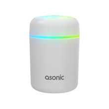 Asonic Hn21 Matte Beyaz 2W 300Ml Kapasiteli 4 Saat Çalışabilir Rgb Mini Oda Nemlendirici(470.10.10.0037)