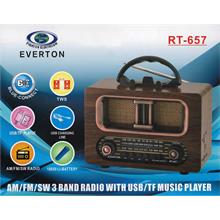 Everton Rt-657  Bluetooth Fm-Usb-Tf-Aux Şarjlı Nostaljik Radyo(550.20.20.0038)