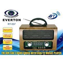 Everton Rt-557  Bluetooth Fm-Usb-Tf-Aux  Şarjlı Nostaljik Radyo(550.20.20.0041)