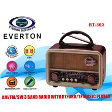 Everton Rt-860 Bluetooth Fm-Usb-Sd-  Şarjlı Nostalji Radyo (550.20.20.0043)