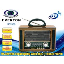 Everton Rt-556  Bluetooth Fm-Usb-Tf-Aux  Şarjlı Nostaljik Radyo(550.20.20.0048)