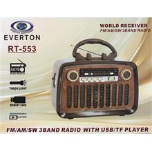 Everton Rt-553  Bluetooth Fm-Usb-Tf-Aux Şarjlı Nostaljik Radyo(550.20.20.0082)