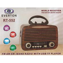 Everton Rt-552  Bluetooth Fm-Usb-Tf-Aux Şarjlı Nostaljik Radyo(550.20.20.0092)
