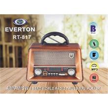 Everton Rt-817  Bluetooth Fm-Usb-Tf-Aux Şarjlı Nostaljik Radyo(550.20.20.0099)