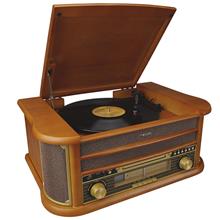 Mikado Nostalgia Mn-P325 Dönence Pikap Ahşap 2X5W Stereo Spk Mp3 Çalar Usb-Radyo-Cd-Kaset -Bt Müzik(550.20.40.0006)
