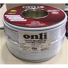 Onli On-8001 Rg6-U6 80 Tel 1,02 Ccs-Al 100 Metre Anten Uydu Kablosu (550.60.70.0028)