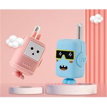 Wowkids Xj16 Rechargeable Çocuk Walkie Talkie 1 Km Pink-Blue Pmrtelsiz(550.80.10.0007)