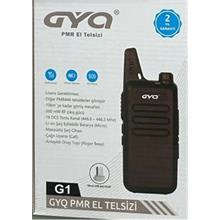Gyq-Qg1 Pmr El Telsizi 10 Km Mesafeli Siyah Tekli Paket(750.20.30.0022)