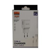 Megatech Mt-Ec03 2.1A Micro Usb Type-C  Kablo+ Ev Şarj Adaptörü Hızlı Şarj(750.60.20.0058)