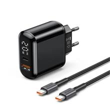 Mcdodo Ch-7172 Pd3 20W 1 Usb 1 Type-C Girişli  Şarj Adaptörü Usb-C To Usb-C -Siyah(750.60.20.0059)
