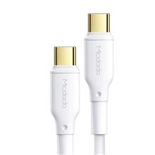 Mcdodo Ca-8350 100W Type-C To Type-C Süper Hızlı Data-Şarj Kablosu 5A 1.2M-Beyaz(750.60.20.0080)