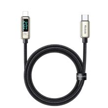 Mcdodo Ca-8811 20W Dijital Göstergeli Type-C To Lightning Pd Data-Şarj Kablosu-Gümüş(750.60.20.0087)