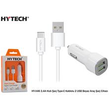 Hytech Hy-X46 3.4A Hızlı Şarj Type-C Kablolu 2 Usb(750.60.35.0041)