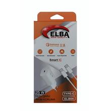 Elba Elb04-Pd-25Wtypc Beyaz 25W Typc-E Ev Şarj Kafa+1Mt Type-C To Type-C Kablo 3.1 Hızlı Şarj(750.60.35.0073)