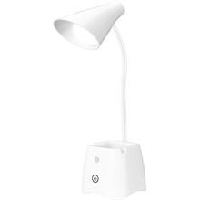 S-Link Sl-M9002 Usb Destekli Paslanmaz Çelik Beyaz Masa Üstü 12 Smd Ledli Okuma Lambası(800.20.41.0018)