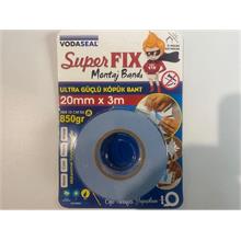 Vodaseal Super Fıx Köpük Bant 20Mmx3M (Metal-Cam-Plastik-Ahşap)(800.60.20.0101)