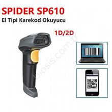 Spıder Sp610 2D Usb El Tipi Karekod Barkod Okuyucu(850.10.10.0013)