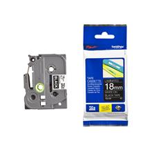 Brother Tze-345 18 Mm Siyah Üzeri Beyaz Laminasyonlu Etiket(850.50.40.0107)