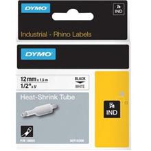 Dymo 18055 Rhinopro Beyaz-Siyah Isıyla Küçülen Şerit 12 Mm X 1,5 Mt(850.50.40.0261)