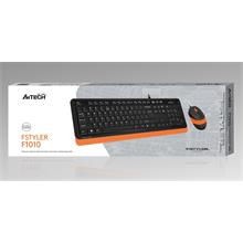 A4 Tech F1010 Q Usb Turuncu Fn-Mm Klv+Optik Mouse Set(900.40.30.0234)