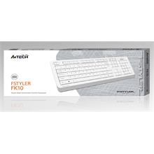 A4 Tech Fk10 Q Usb Fsytyler Beyaz Tr Fn-Mmedya Klavye(900.40.30.0243)