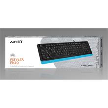 A4 Tech Fk10 Q Usb Fsytyler Mavi Tr Fn-Multimedya Klavye(900.40.30.0245)