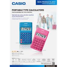 Casio Hl-815L-Pk 8 Hane Pembe Cep Tipi Hesap Makinesi(950.10.10.0056)