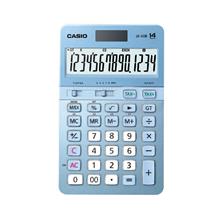 Casio Js-40B-Bu Mavi Profesyonel 14 Hane Masa Üstü Hesap Makinesi(950.10.10.0144)