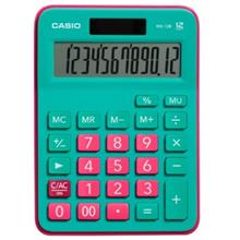 Casio Mx-12B-Gnrd Yeşil+Pembe 12 Hane Masa Üstü Hesap Makinesi(950.10.10.0163)