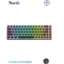 North Odin Pro Wl68 Lightcore Kablosuz Bluetooth Rgb Red Switch Türkçe Siyah Mekanik Gaming Klavye (950.15.10.0122)