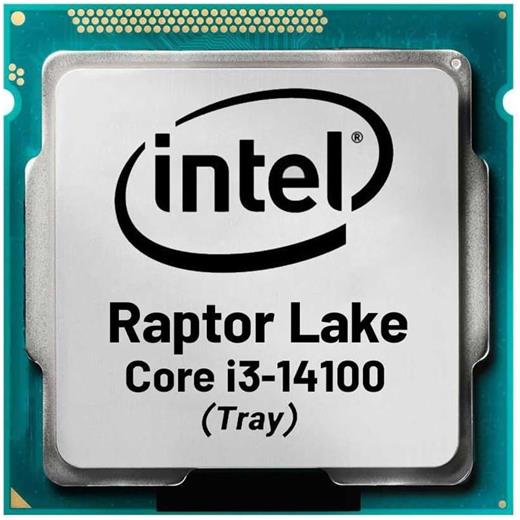 Intel Core İ3 14100 Tray 4.7 Ghz 4 Çekirdek 12 Mb 1700 Fansız Kutusuz İşlemci(100.10.10.0141)