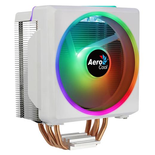 Aerocool Ae-Cc-Cyln4F-W Cylon 4F Beyaz 12Cm Argb Şeffaf Fan İşlemci Soğutucu(100.10.40.0136)