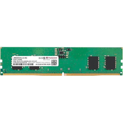 Transcend 8Gb(1X8Gb) 4800Mhz Udımm Ddr5 Cl40 Pc Ram (Jm4800Alg-8G) (100.20.10.0051)